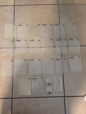 Cuddlebug Embossing Folders 25 piece Lot Bundle
